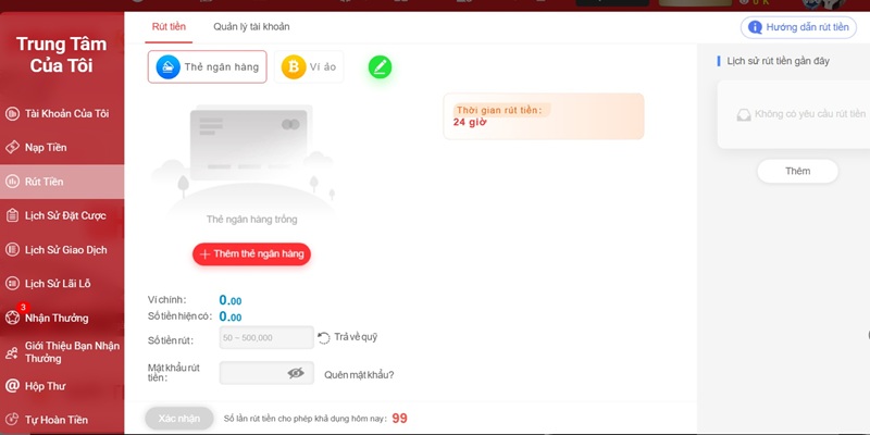 Quy trình 05 bước rút tiền MM88